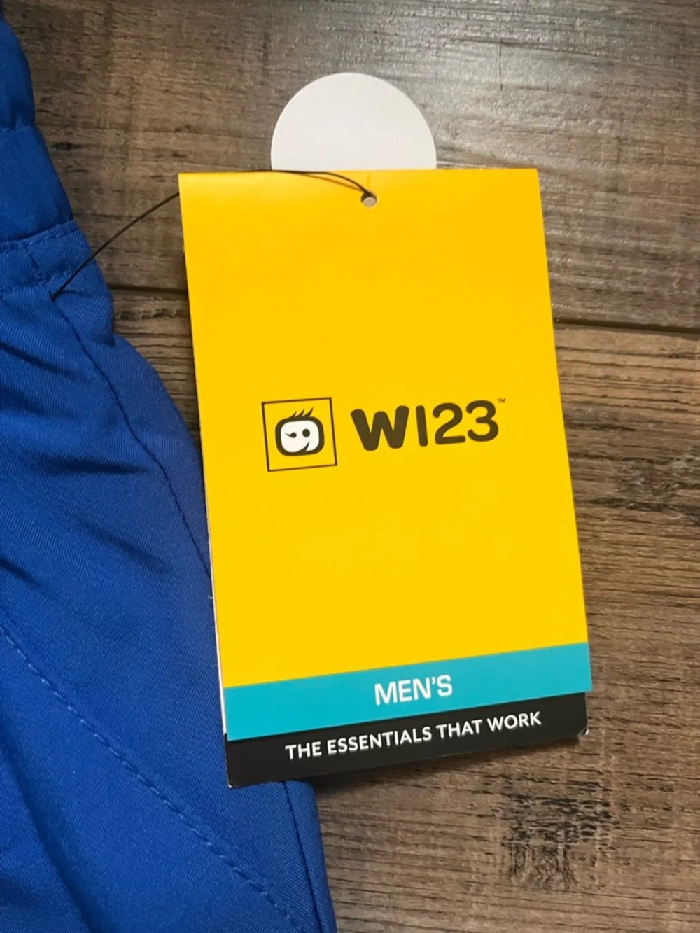 Men's Blue Active Drawstring Pants - Picture 3 of 10